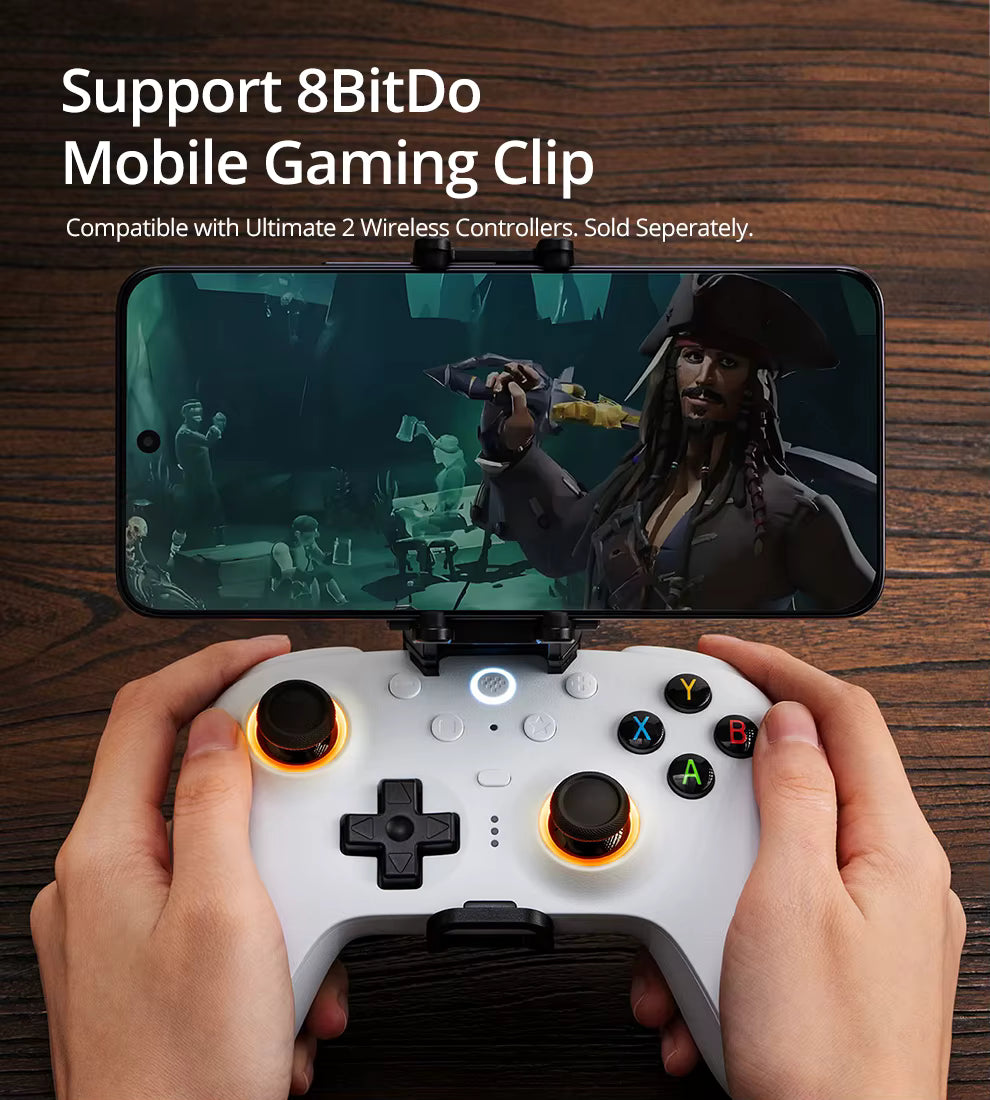 8BitDo Ultimate 2 Bluetooth - Switch 1 & 2 / PC Windows - Black Edition