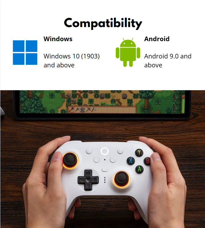 8BitDo Ultimate 2 Bluetooth - Switch 1 & 2 / PC Windows - Black Edition