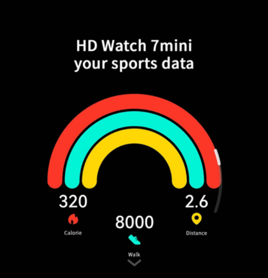 VALDUS WATCH7 Mini – AMOLED Health & Fitness Tracker