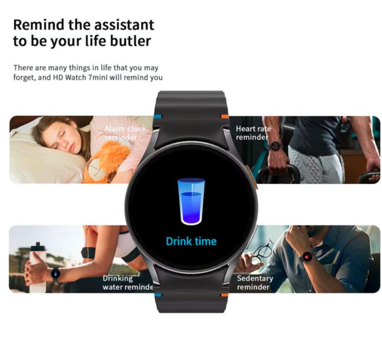 VALDUS WATCH7 Mini – AMOLED Health & Fitness Tracker