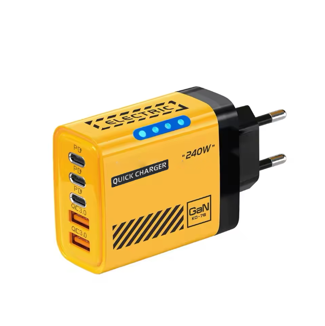 5 Ports Wall Charger with LED light