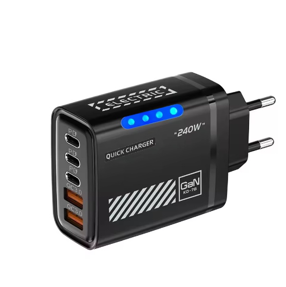 5 Ports Wall Charger with LED light